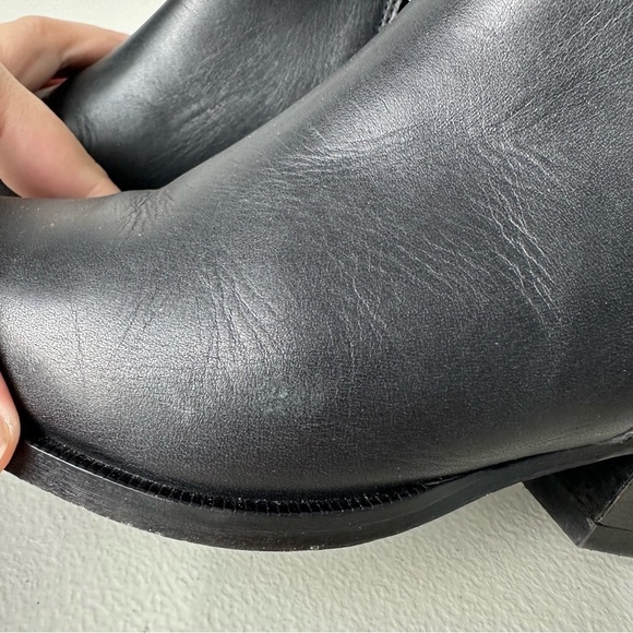 Thursday Boot Company Black Leather Downtown Booties Boots Size 5.5 - Picture 7 of 7